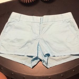 Light blue j crew shorts